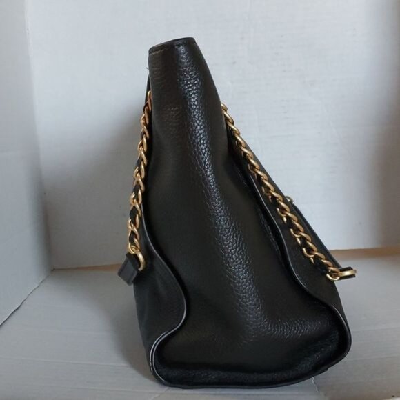 Tory Burch Leather Britten Slouch Bag Shoulder Tote Handbag WOMEN'S WOMAN'S - Picture 5 of 16